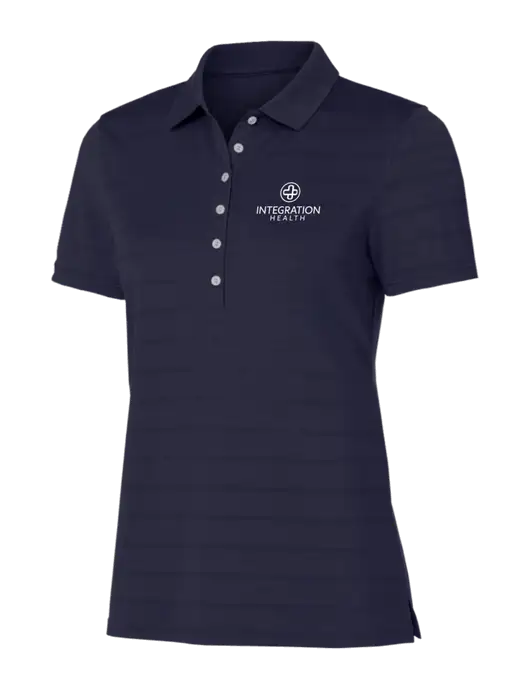Callaway Womens Navy Ventilated Polo w/Integration Health Logo
