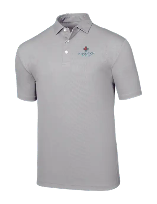 Callaway Birdseye Light Grey Polo w/Integration Health Logo