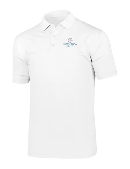 Callaway Vibrant Bright White Ventilated Polo w/Integration Health Logo