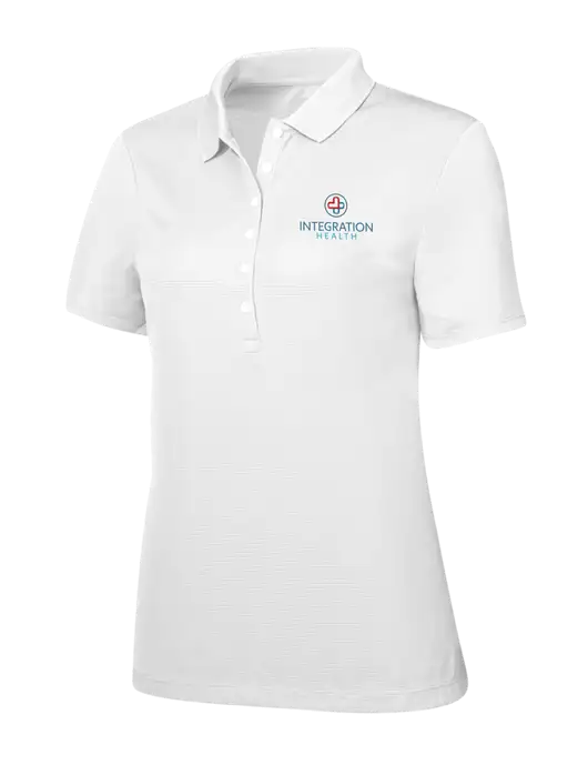 Callaway Womens Ottoman Bright White Polo w/Integration Health Logo