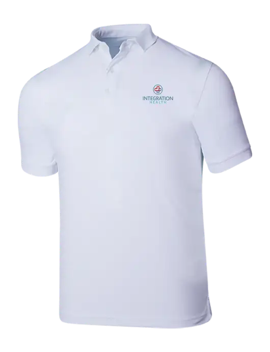 Callaway Ottoman Bright White Polo w/Integration Health Logo