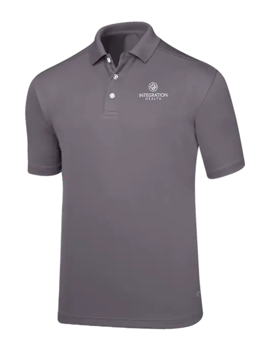 Callaway Core Medium Grey Performance Polo w/Integration Health Logo