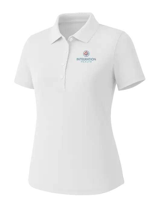 Callaway Womens Core Bright White Performance Polo w/Integration Health Logo