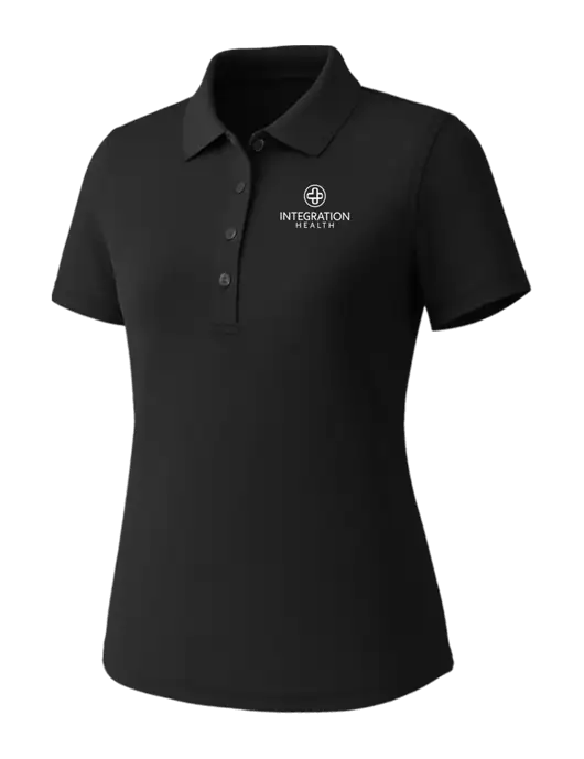 Callaway Womens Core Black Performance Polo w/Integration Health Logo