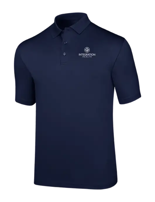 Callaway Opti-Dri Navy Chev Polo w/Integration Health Logo
