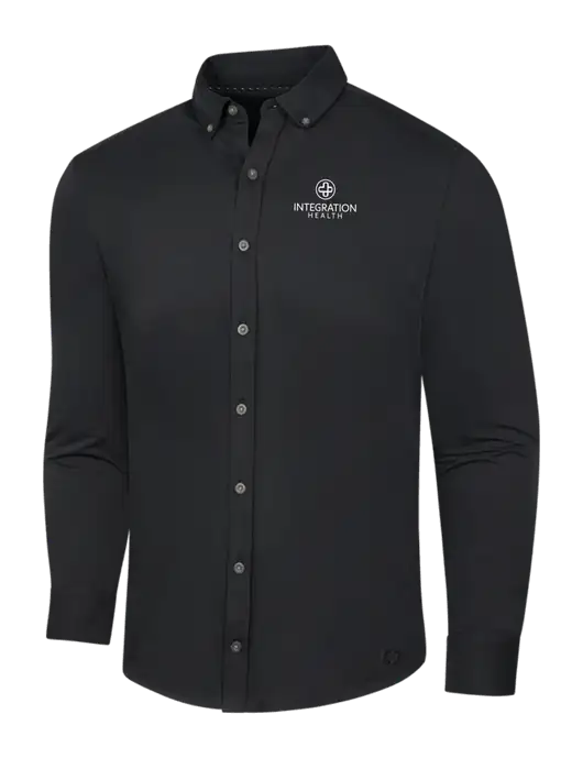 OGIO Blacktop Modern Code Stretch Button-Up Shirt w/Integration Health Logo
