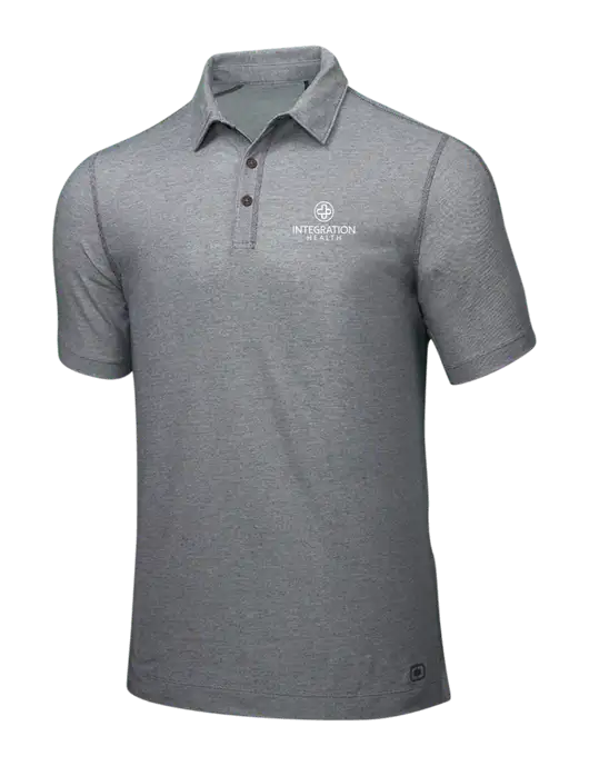 OGIO Medium Grey ONYX Polo w/Integration Health Logo