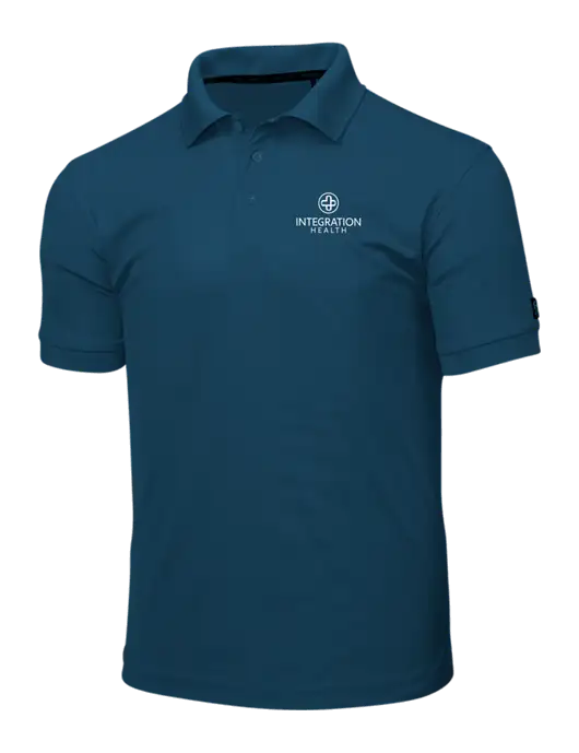 OGIO Light Navy Caliber 2.0 Polo w/Integration Health Logo