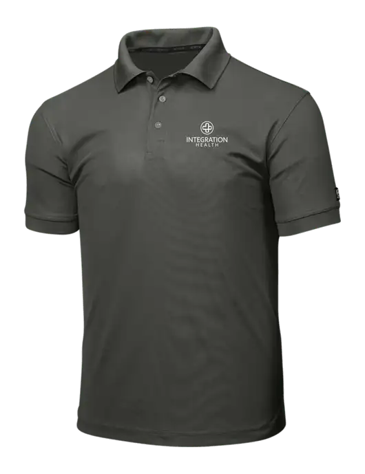 OGIO Medium Grey Caliber 2.0 Polo w/Integration Health Logo