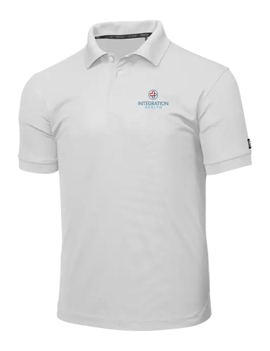 OGIO Bright White Caliber 2.0 Polo w/Integration Health Logo