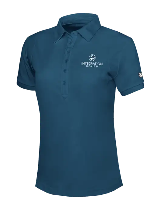 OGIO Womens Light Navy Jewel Polo w/Integration Health Logo