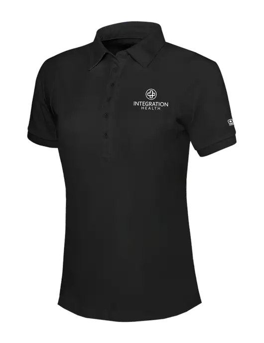 OGIO Womens Blacktop Jewel Polo w/Integration Health Logo