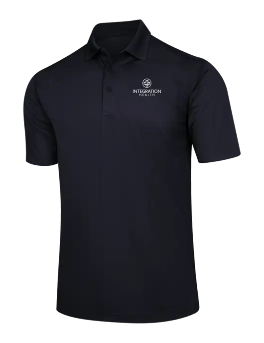 Black Micropique Sport-Wick Polo w/Integration Health Logo