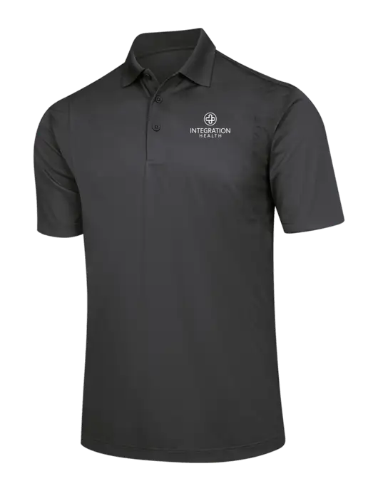 Dark Grey Micropique Sport-Wick Polo w/Integration Health Logo