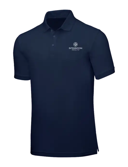 Navy Blue Core Classic Pique w/Integration Health Logo