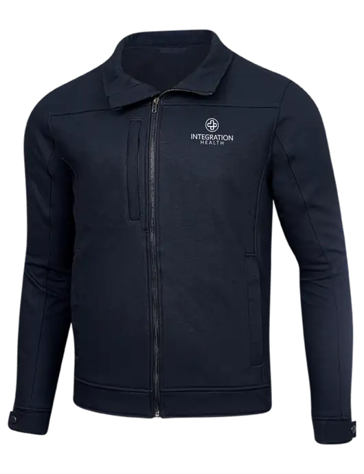 Cornerstone Navy Duck Bonded Soft Shell Jacket w/Integration Health Logo