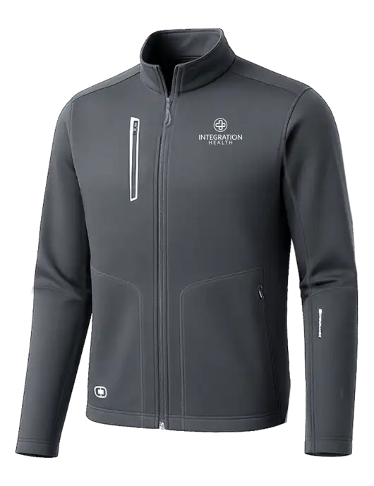 OGIO Dark Grey Endurance Fulcrum Full-Zip w/Integration Health Logo