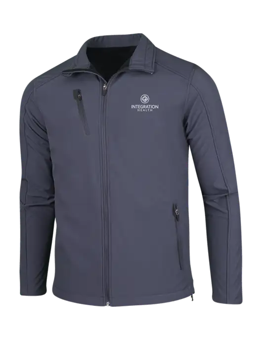 Dark Grey Welded Softshell Jacket w/Integration Health Logo