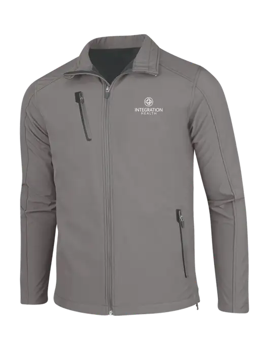 Medium Grey Welded Softshell Jacket w/Integration Health Logo