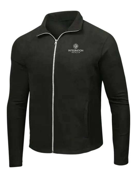 Black Microfleece Jacket w/Integration Health Logo