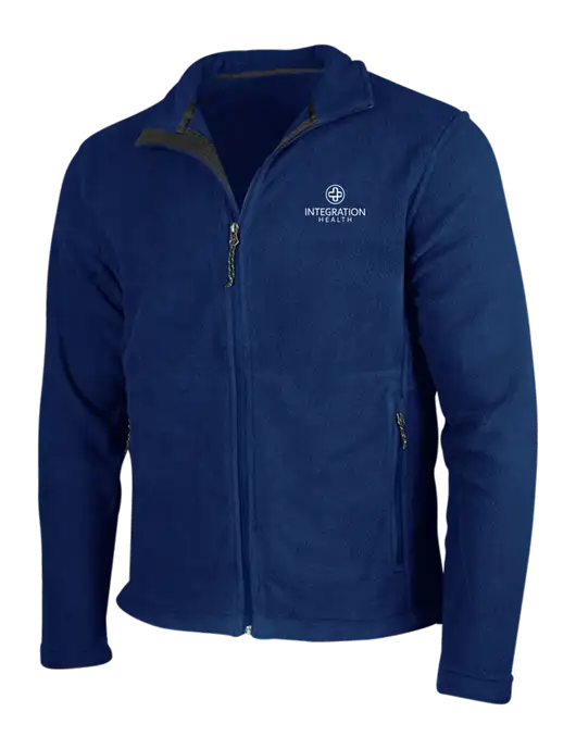 Navy Fleece Jacket w/Integration Health Logo