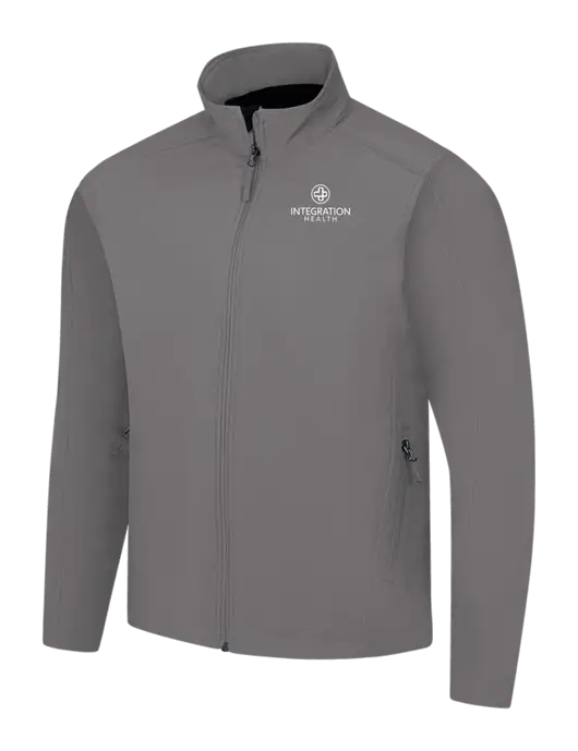 Medium Grey Core Soft Shell Jacket w/Integration Health Logo