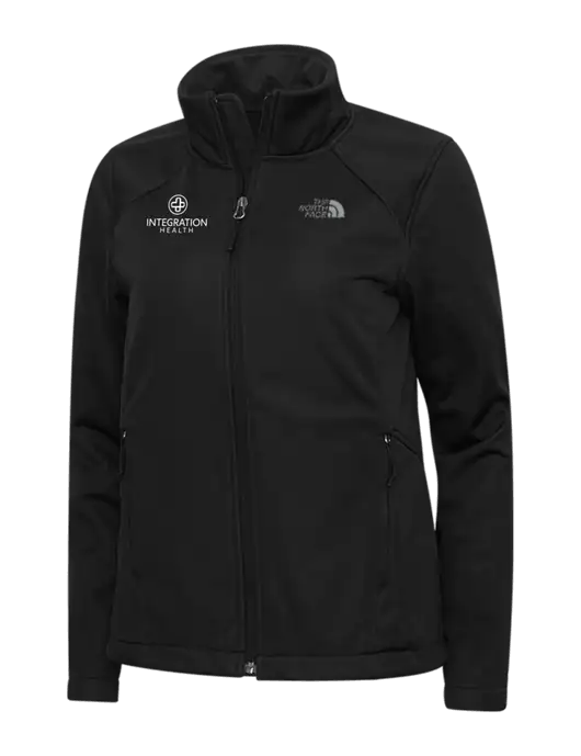 North Face Womens Black Ridgewall Soft Shell Jacket w/Integration Health Logo