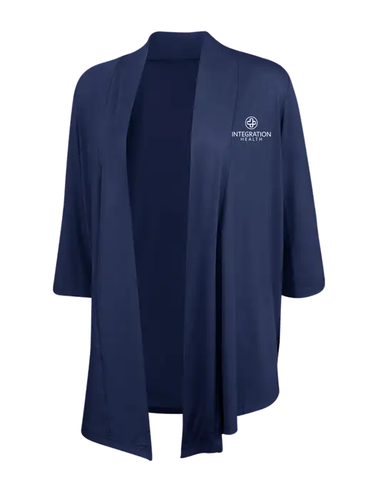 Dress Navy Blue Womens Concept Shrug w/Integration Health Logo