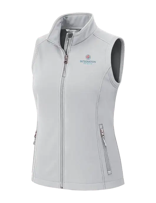 Marshmellow Womens Core Soft Shell Vest w/Integration Health Logo
