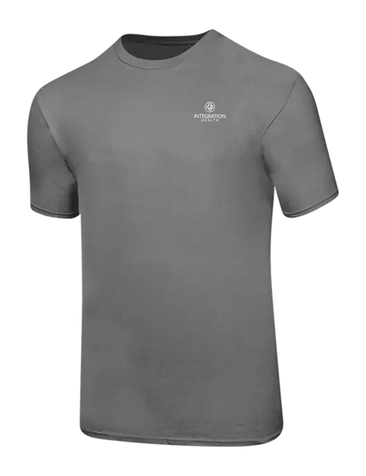 Ring Spun Medium Grey 4.5 oz T-Shirt w/Integration Health Logo