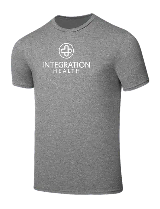 Seriously Soft Grey Frost T-Shirt w/Integration Health Logo