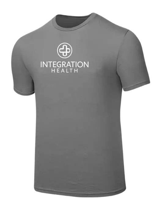 Seriously Soft Medium Grey T-Shirt w/Integration Health Logo