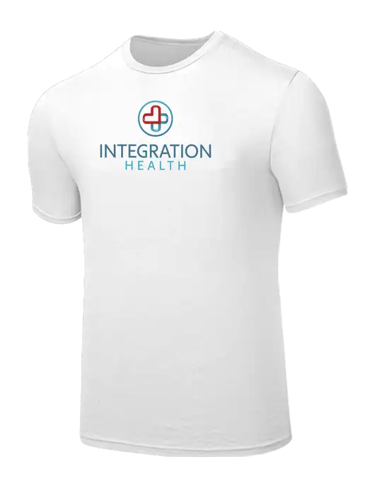 Seriously Soft White T-Shirt w/Integration Health Logo