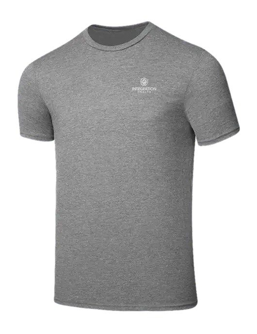 Seriously Soft Grey Frost T-Shirt w/Integration Health Logo