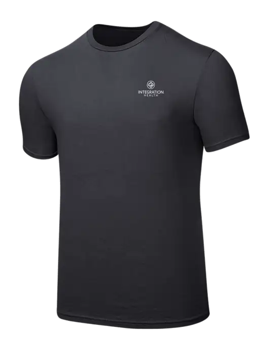 Seriously Soft Charcoal T-Shirt w/Integration Health Logo