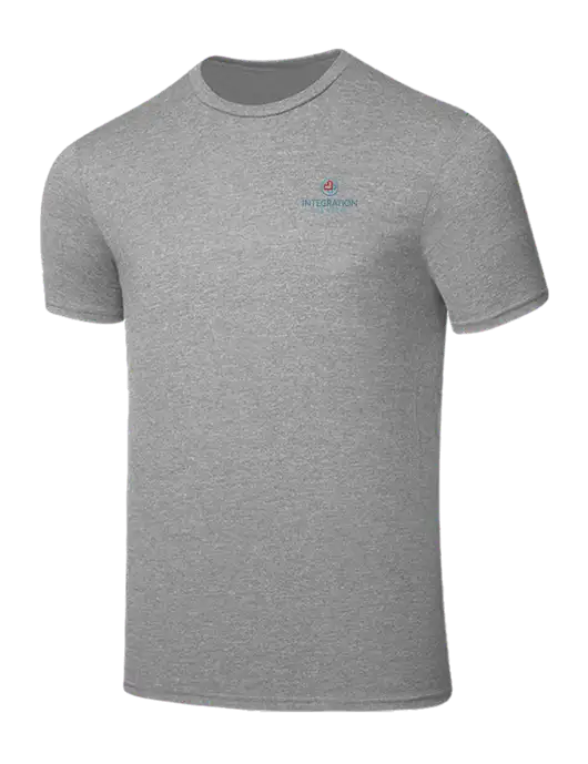 Seriously Soft Light Heather Grey T-Shirt w/Integration Health Logo