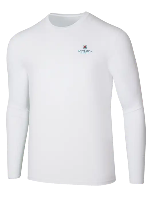 Seriously Soft White Long Sleeve T-Shirt w/Integration Health Logo