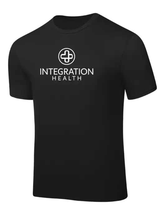 Black PosiCharge Competitor Tee w/Integration Health Logo