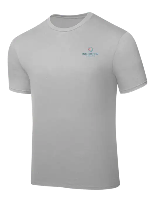 Silver PosiCharge Competitor Tee w/Integration Health Logo