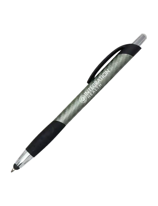 Sunray Gunmetal Stylus Pen w/Integration Health Logo