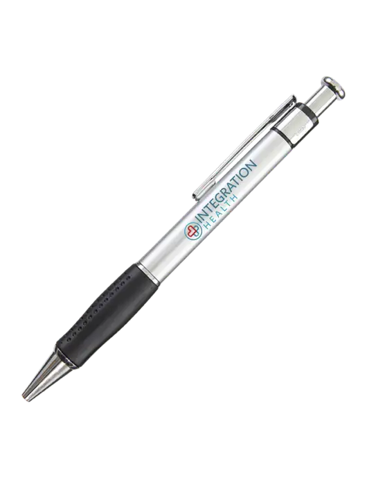 Malta Silver Pen - Black Ink w/Integration Health Logo