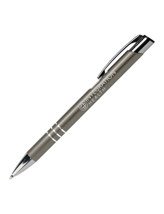 Laurent Gunmetal Pen - Black Ink w/Integration Health Logo