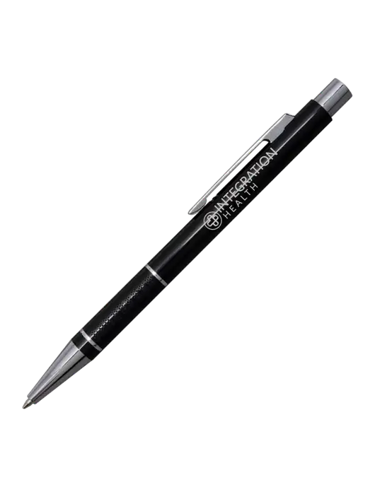 St George Black Pen - Blue Ink w/Integration Health Logo