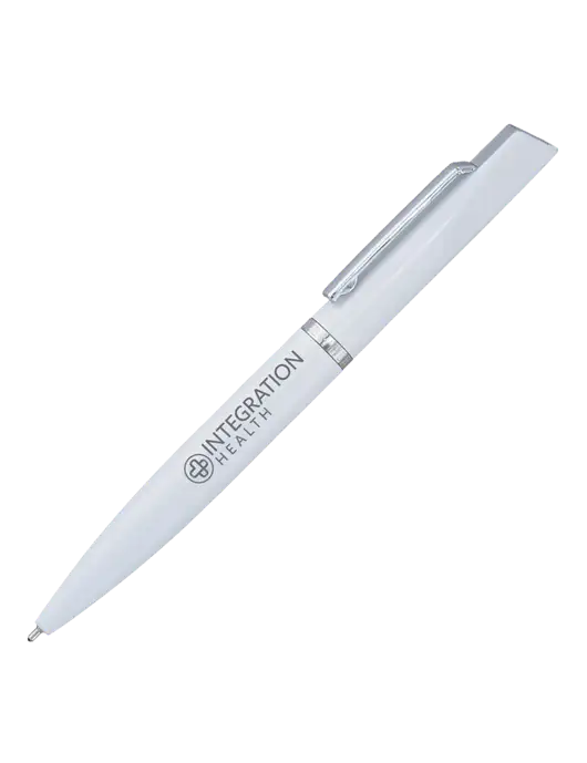 Santos White Pen - Black Ink w/Integration Health Logo