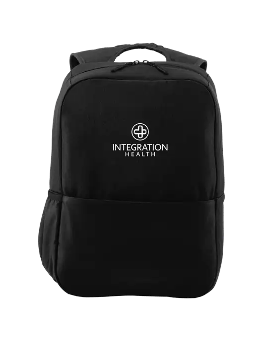 Access Square Laptop Black Backpack w/Integration Health Logo