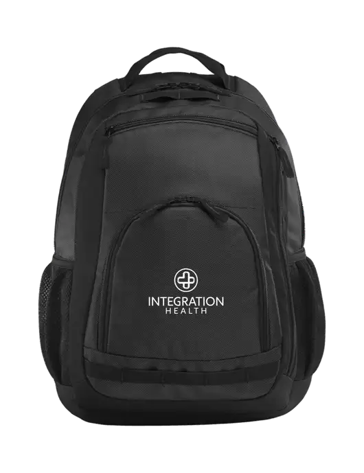 Xtreme Dark Grey/Black/Black Backpack w/Integration Health Logo