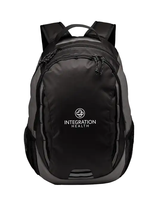 Ridge Charcoal/Dark Charcoal Laptop Backpack w/Integration Health Logo