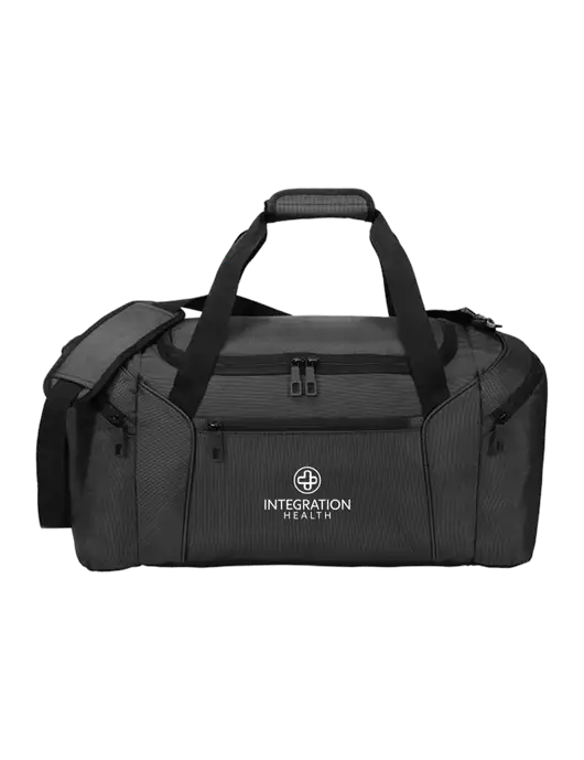 Slim & Lite Dark Grey Duffel    w/Integration Health Logo