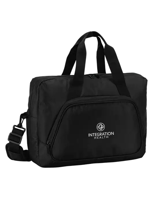 City Black Laptop Briefcase w/Integration Health Logo