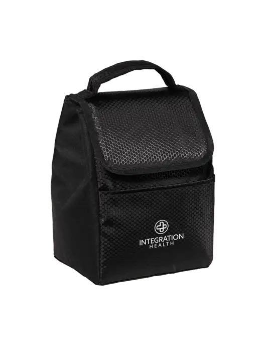 Lunch Bag Black Cooler w/Integration Health Logo
